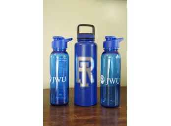 LOT OF 3 NEW COLLEGE WATER BOTTLES