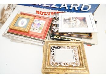 MASSIVE LOT OF PICTURE FRAMES, ALL SIZES!