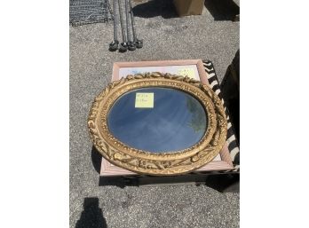 French Provincial Circle/oval Mirror