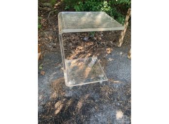 Lucite Side Table By C2B