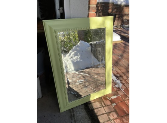 INDOOR HANING WALL MIRROR LIME GREEN COLOR