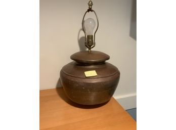 COPPER METAL LAMP ONLY, 21IN HEIGHT