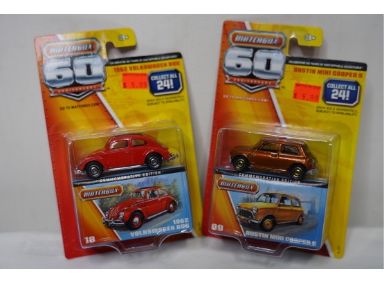 LOT OF 2 NEW MATCHBOX TOY CARS, A4