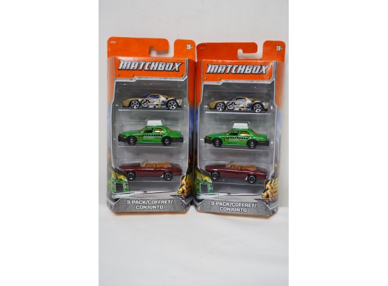 LOT OF 2 NEW PACKS OF MATCHBOX TOY CARS, A5