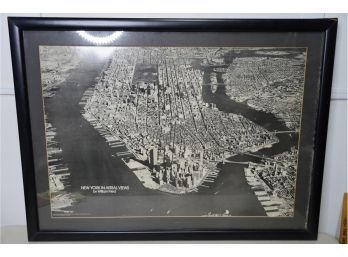 'NY YORK IN AERIAL VIEWS' BY WILLIAM FRIED, 28.5X38.5 CHECK ALL PHOTOS