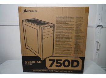 BRAND NEW OBSIDIAN SERIES 750D FULL-TOWER PC CASE ONLY! BLACK COLOR!