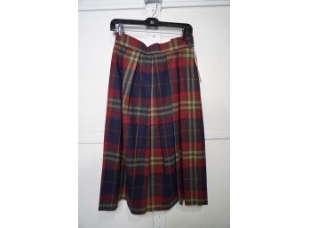 NEW WITH TAGS EVAN-PICONE WOMENS PLAID STYLE SKIRT, SIZE 12
