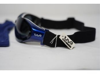 UV3 GLASSES WITH HEAD STRAP WITH SMALL TAG