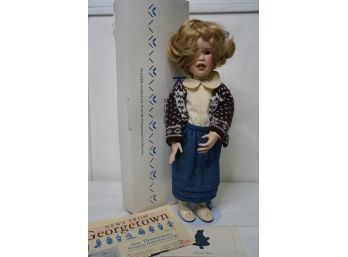 LIKE NEW, NEWS FROM GEORGETOWN 'ANN TIMMERMAN' DOLL