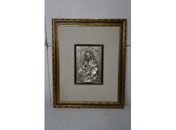 FRAMED RELIGIOUS HANGING DECORATION, 22.5X27.5 INCHES