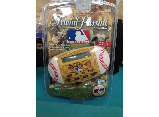 Electronic Hand Held Game Of Trivial Pursuit -Major League Baseball -1999- Never Opened
