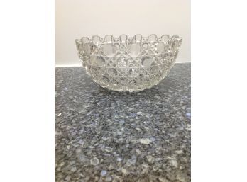 Czech Crystal Bowl -Never Used