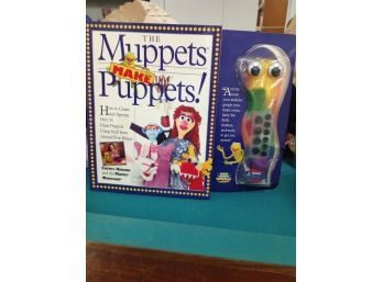 The Muppets Make Puppets Book By Cheryl Henson -1994