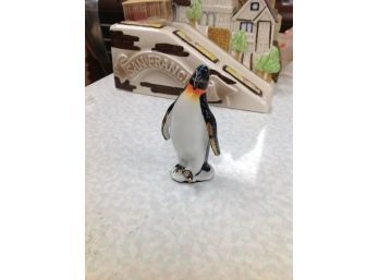 Porcelain Penguin With Felt On Bottom