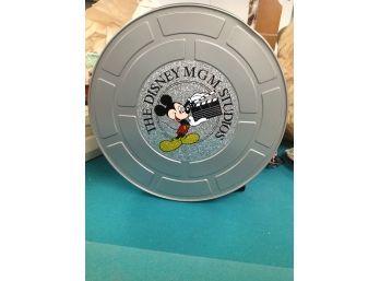 Retired Empty Movie Reel Canister  From The Disney MGM Studios