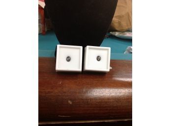 2 Black Star Sapphires Sealed In Their Own Containers-Never Opened