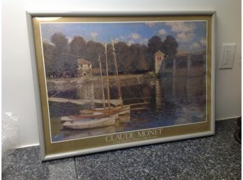 Framed Monet Print -purchased In 1989