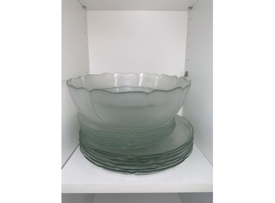 Miscellaneous Glass Kitchen Ware Plates And Bowls