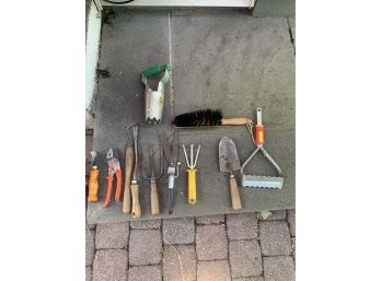 Lot Of Hand Gardening Tools