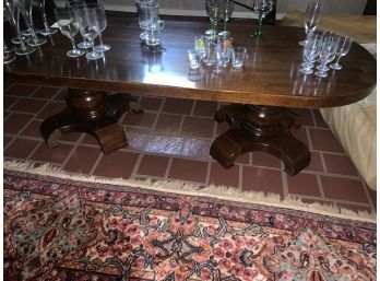 Wood Oval Coffee Table, Great Condition