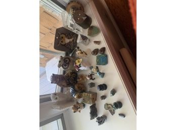 Large Lot Of Miscellaneous Owls