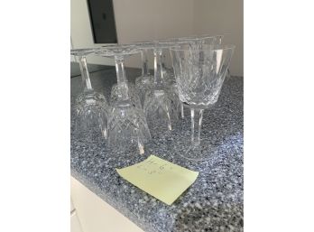 Lot Of 13 Waterford Crystal Glasses, 6 In