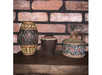 Lots Of Small Italian Vase Pottery