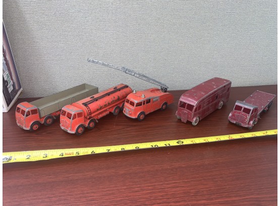 Lot Of Metal Toy Trucks By Dinky