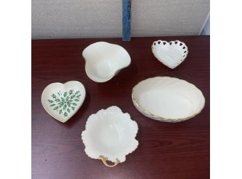 Lot Of Five Pieces Of Lenox