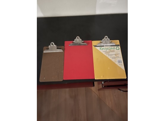Lot Of 3 Clipboards