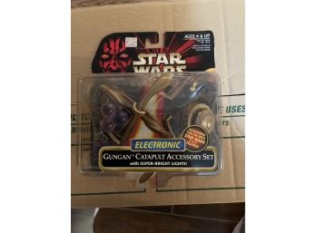 Star Wars Episode I- Electronic Gungan Catapult Accessory Set With Super Bright Lights
