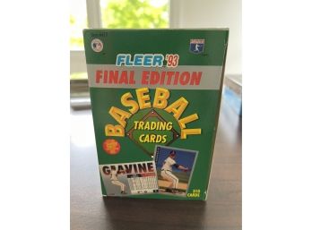 1993 Fleer Baseball Card Set Final Edition