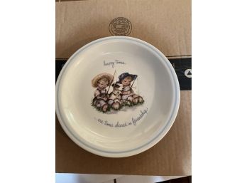 Rusties Collectors Plate By Brownie - Happy Times Are Times Shared In Friendship