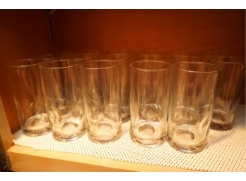 LOT OF 17 TALL GLASSES