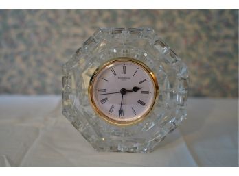 WATERFORD CRYSTAL CLOCK (UNTESTED)