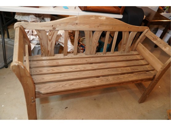 GREAT CONDITION SOLID WOOD BENCH