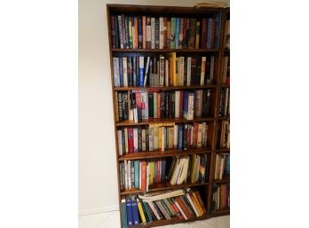 BUNDLE DEAL! 6 TIER BOOK SHELVE WITH MASSIVE COLLECTION OF BOOKS (LEFT SIDE)