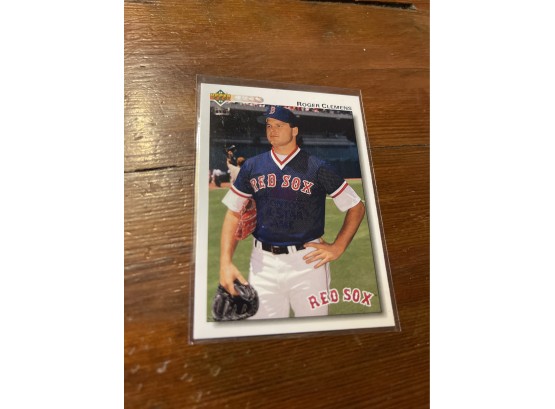 1992 Upper Deck Roger Clemens - Red Sox - Card#545