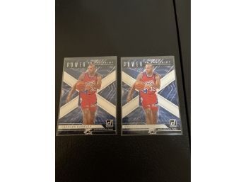 Charles Barkley Power In The Paint (2) Card Lot