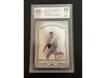 2004 Donruss/Playoff National Trading Card Day #DP2 Roger Clemens - BCCG 10 Mint Or Better