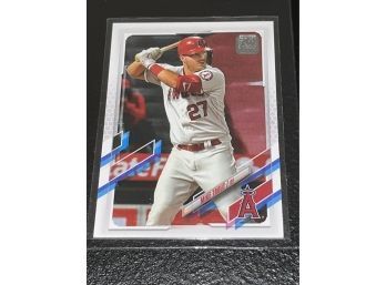 2021 Topps 70th Anniversary- Mike Trout Card#27