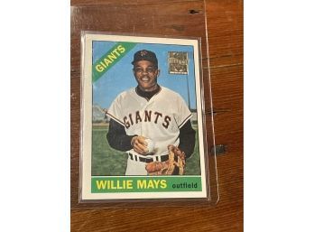 1996 Topps Willie Mays Commemorative Set Card