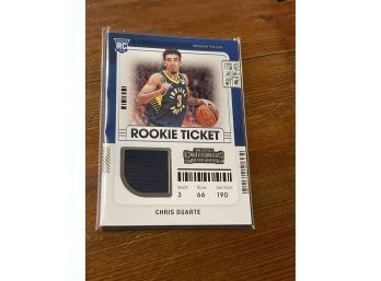 2021-22 Panini Contenders Rookie Ticket Patch Card - Chris Duarte