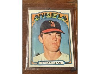 1972 Topps Nolan Ryan Card#595
