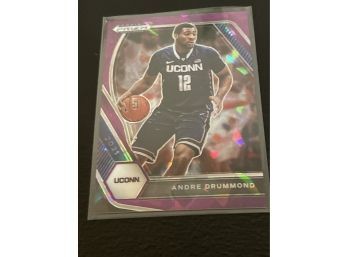 2021 Panini Prizm Draft Picks - Andre Drummond Purple Cracked Ice Card #92numbered 065/149