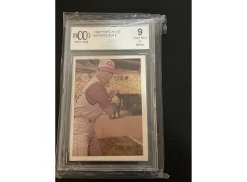 1985 Topps Pete Rose #27 - BCCG 9 Near Mint Or Better