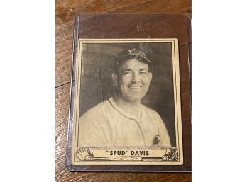 1940 Play Ball Spud Davis #163