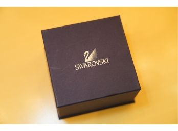 SWAROVSKI CRYSTAL TULIPS IN VASE FIGURINE WITH BOX