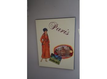 VINTAGE PAIRS POSTER ON BOARD