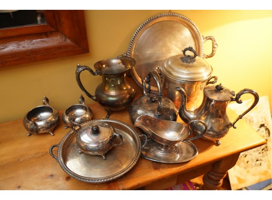 BUNDLE DEAL! MASSIVE LOT OF ASSORTED SILVER PLATE ITEMS